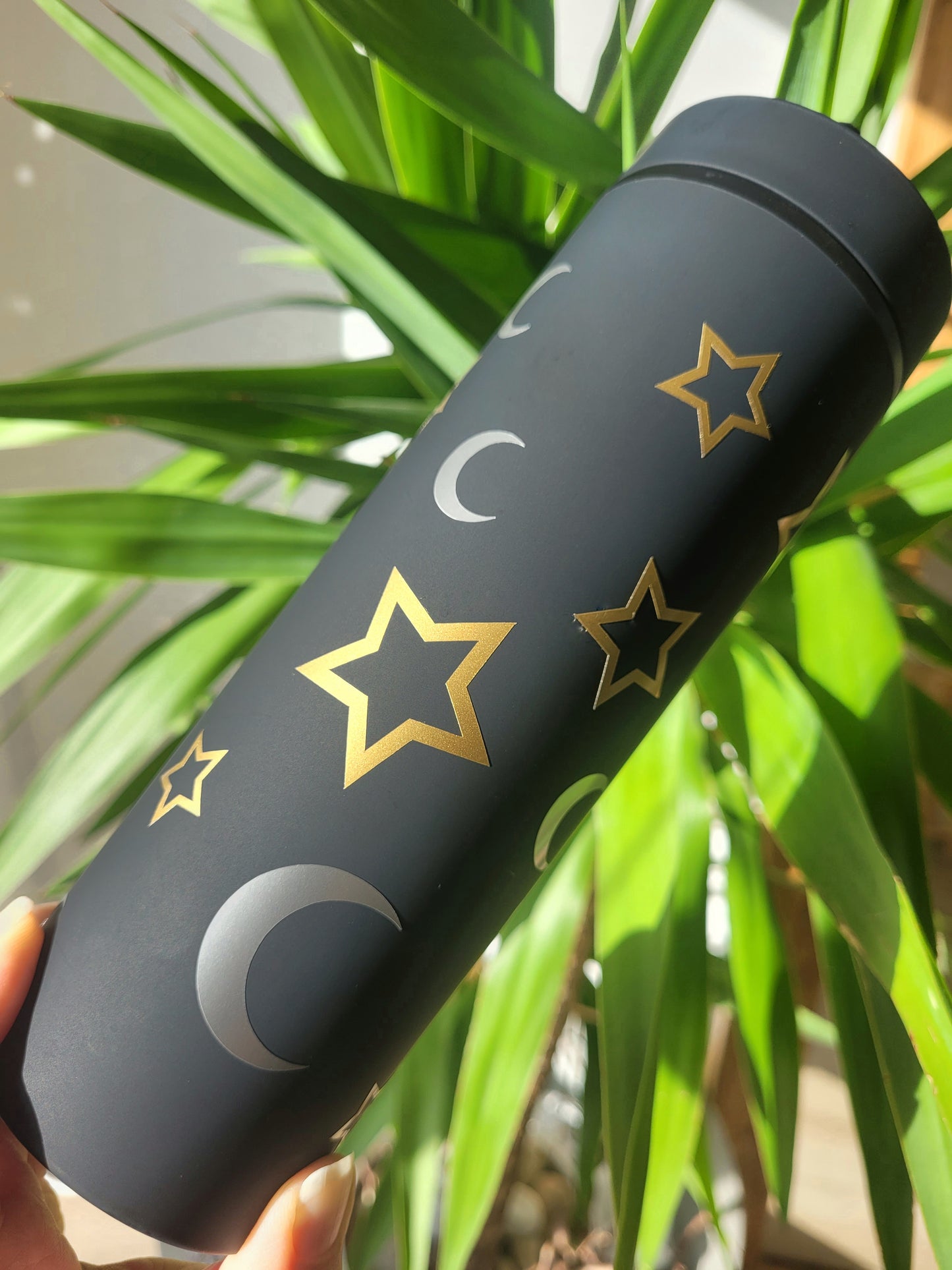 Moon and Star Personalised Skinny Tumbler 16oz