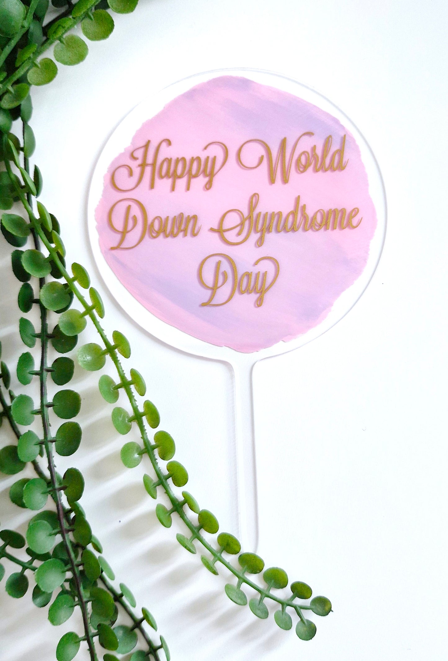 Birthday Cake Topper - Colour Mix - Custom Name & Age party decoration