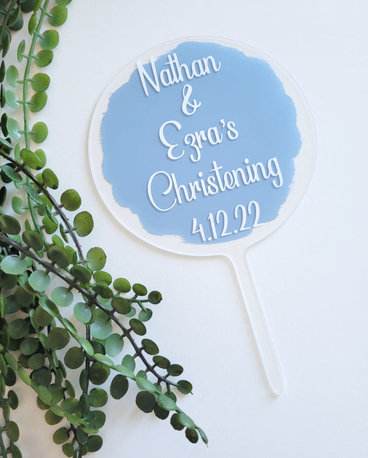 Christening Cake toppers 