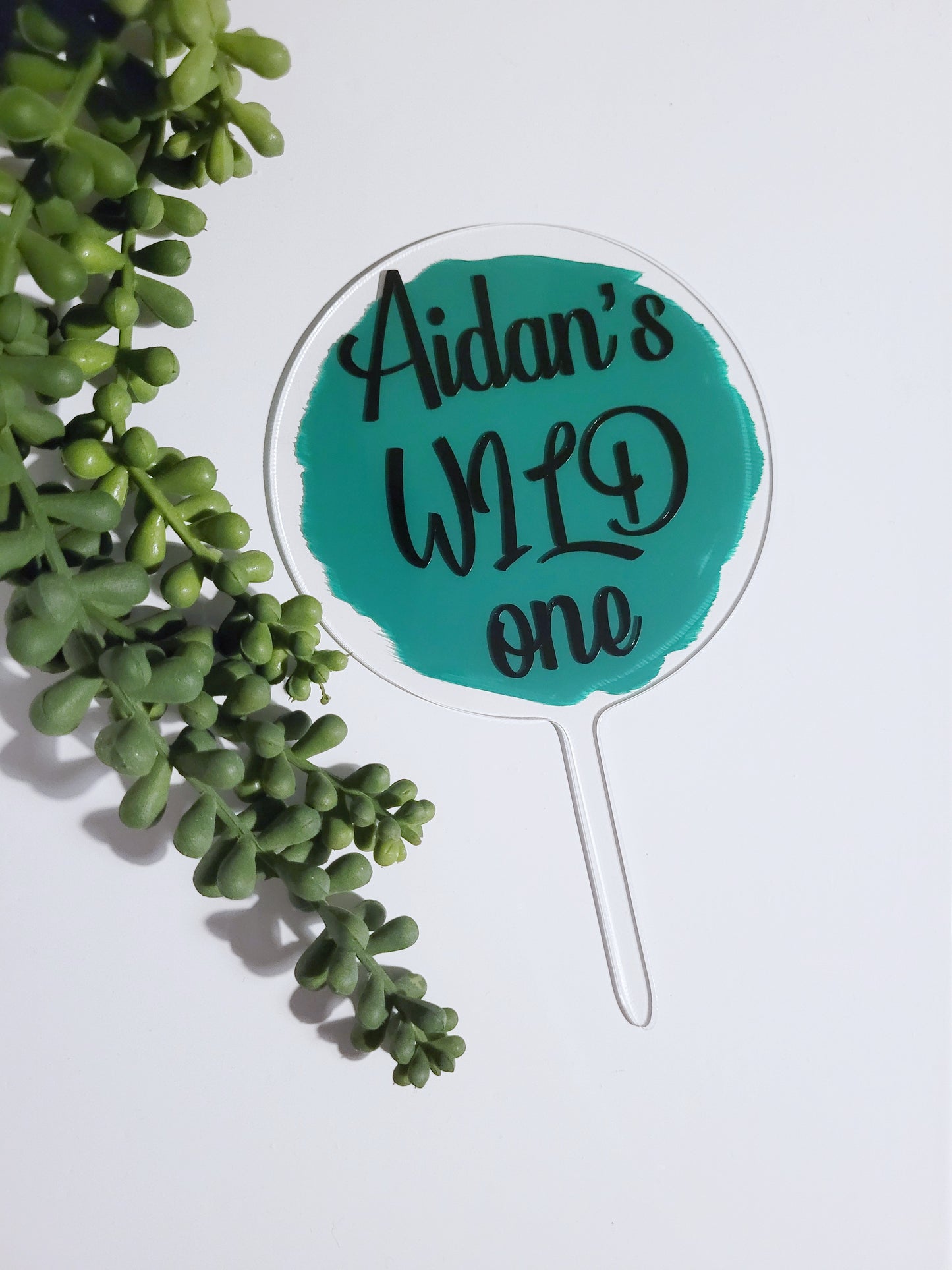 Wild one cake topper