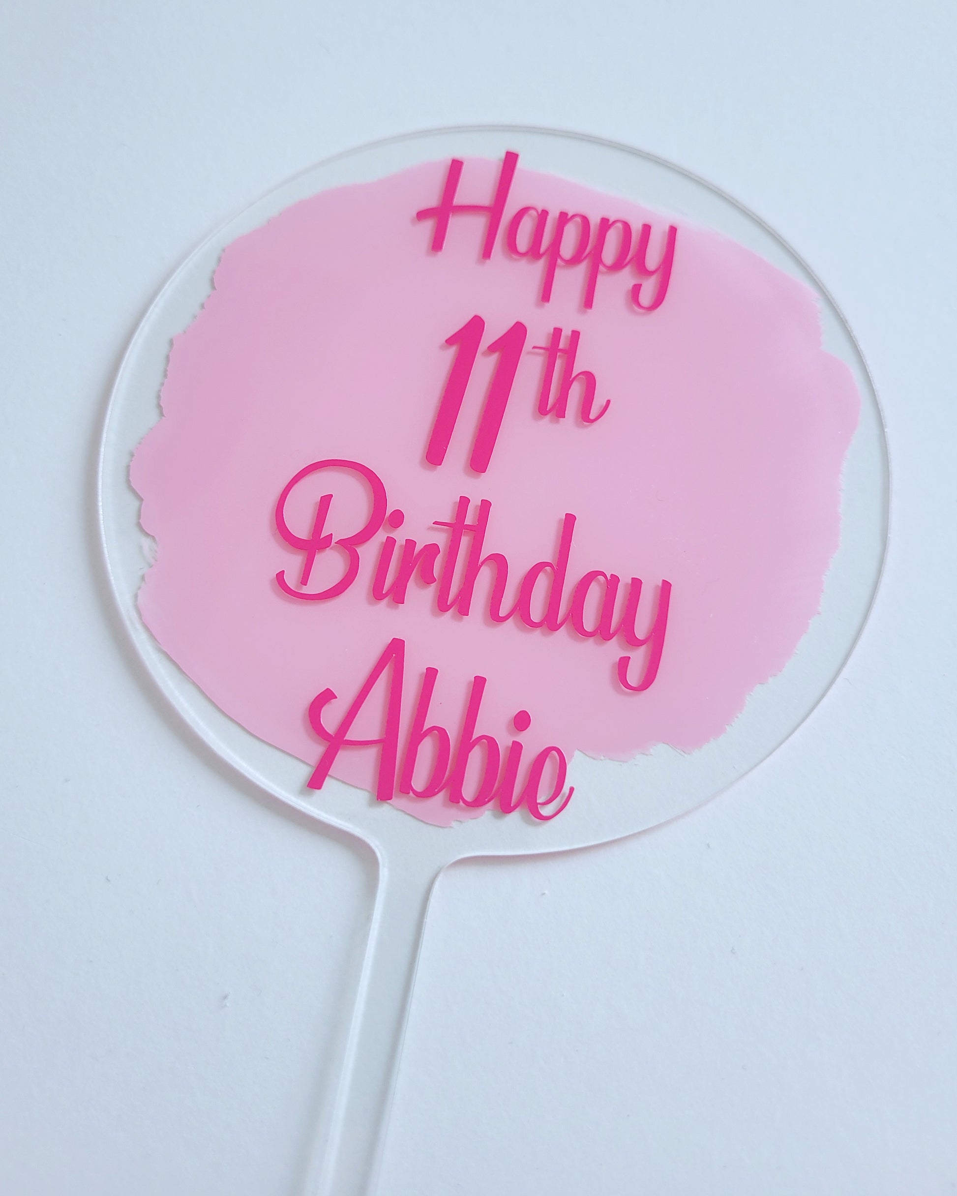 Barbie theme cake topper