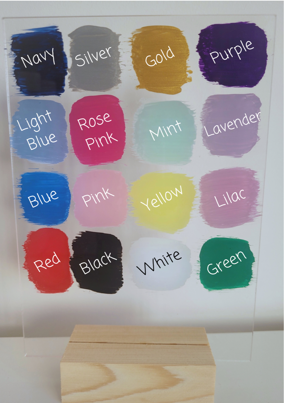 Birthday Cake Topper - Colour Mix - Custom Name & Age party decoration